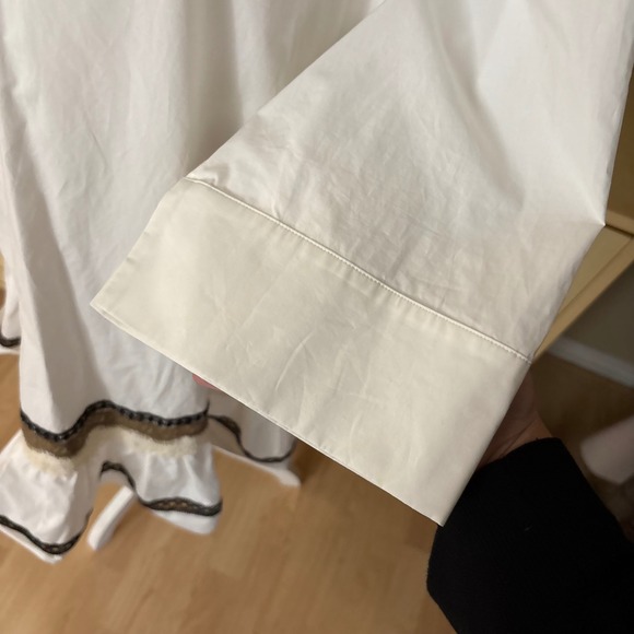 Dorothee Schumacher Lace-trimmed Cotton Minidress Size 3 / US Medium Cotton - Picture 4 of 10